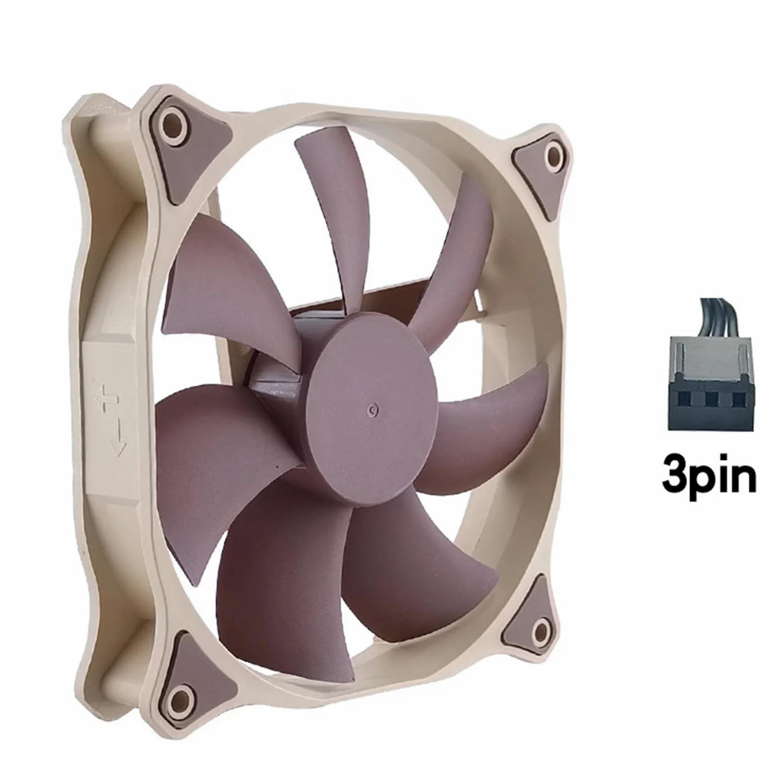 1 ventola brushless per case da 120 mm, 5 V, 4 pin, 1500 giri/min, basso raffreddamento per server desktop/radiatore di raffreddamento ad acqua, ventola adattatore basso