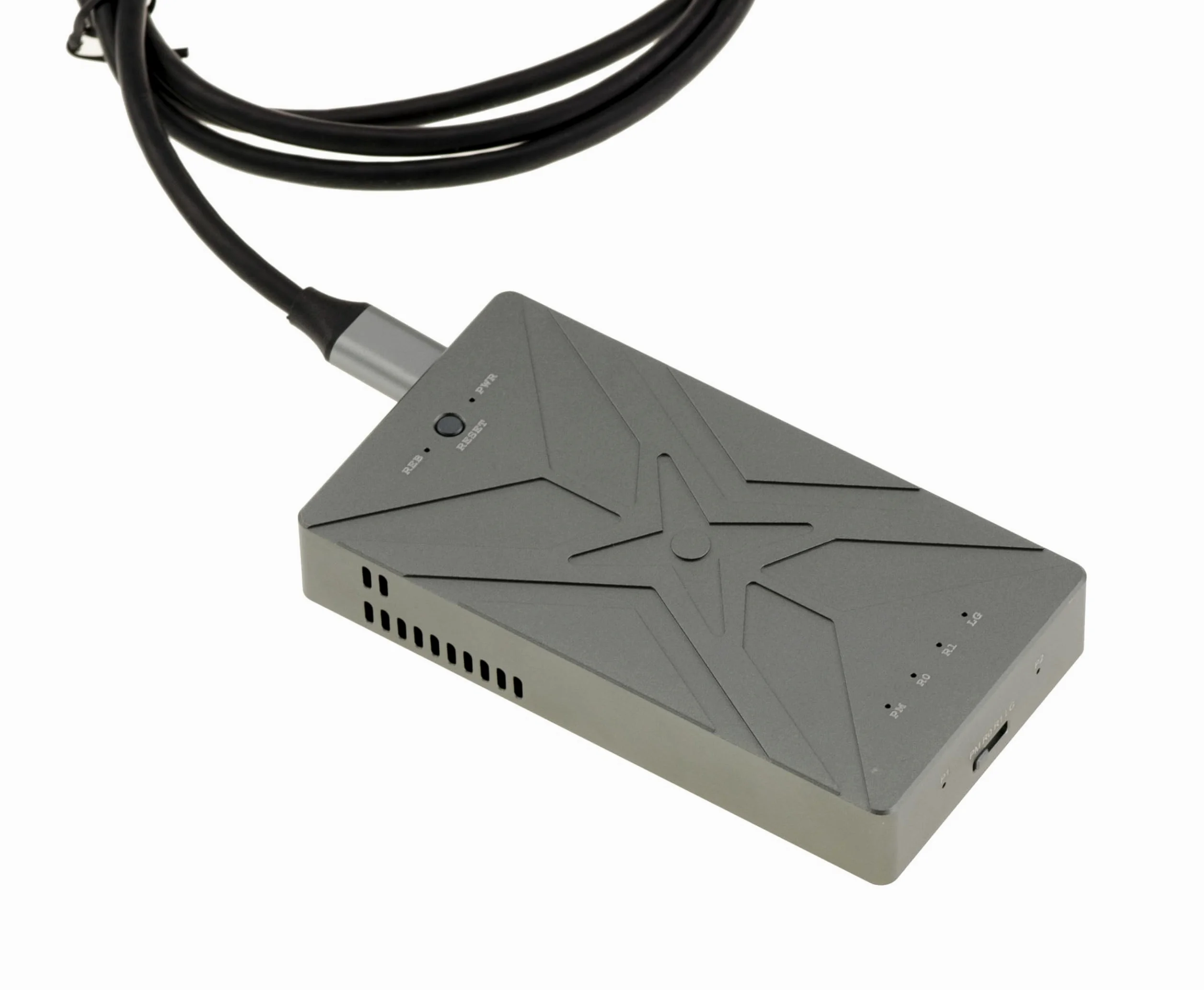 KALEA-INFORMATIQUE Alloggiamento in alluminio USB 3.2 20G per 2 SSD M2 NVMe, standalone o cluster Raid 0 1 Large. con ventola di raffreddamento
