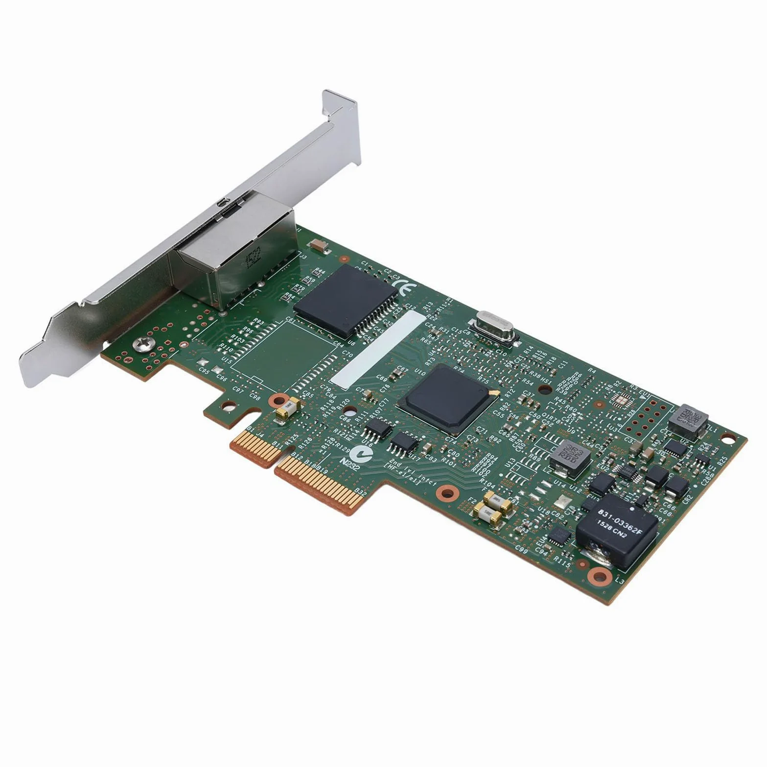 Ausla Adattatore Server Ethernet I350 T2 Adattatore Server Gigabit Ethernet PCIe Dual RJ45 10 100 1000Mbps PCIe 4x Gen 2.1 QoS VLAN WoL per