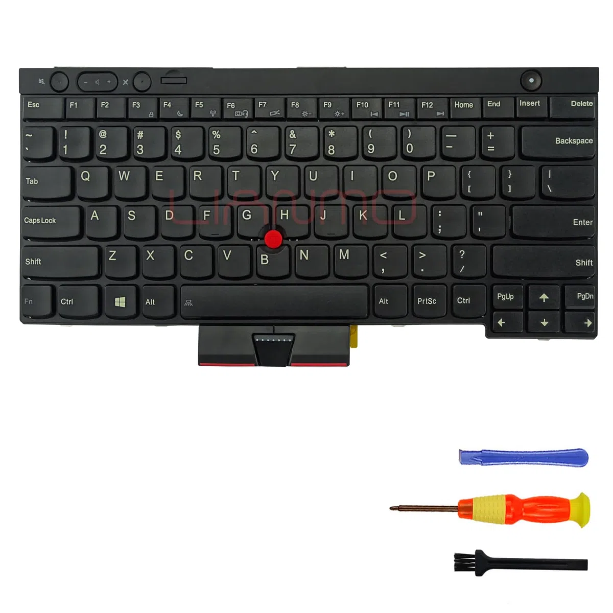 Tastiera di ricambio retroilluminata compatibile con Lenovo ThinkPad T430 T430S X230 X230I T530 W530 L430 L530 (US)