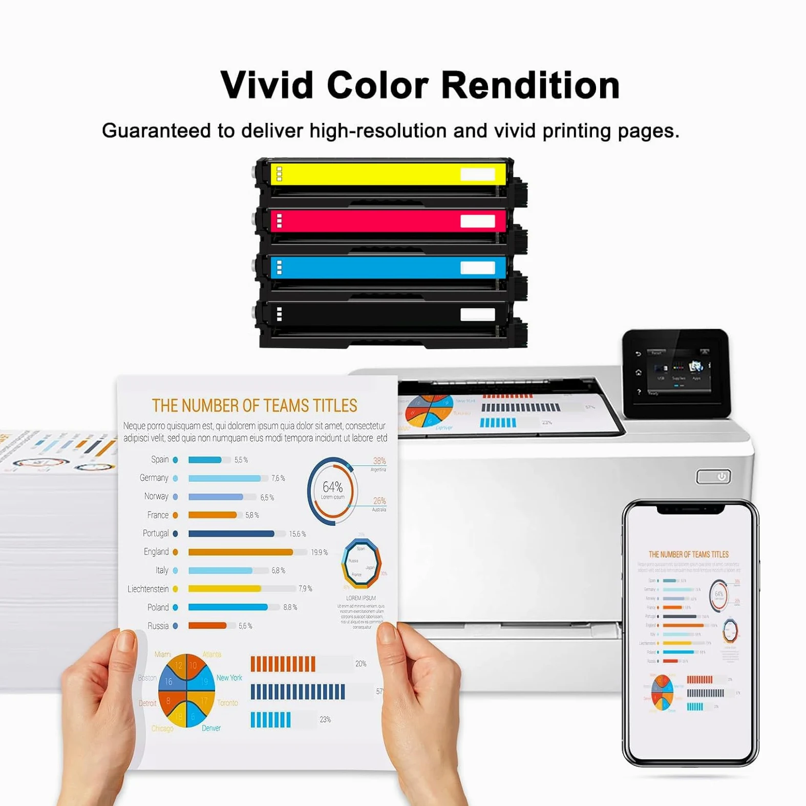 C230/235 Sostituzione della Cartuccia del Toner Compatibile Stampante per Xerox C230/C235, Cartuccia Toner Ad Alta capacità Nera (1500/3000 Pagine),Yellow-2500pages