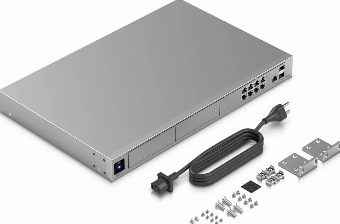 Ubiquiti Unifi Dream Machine Pro Max Gestito 2.5g Ethernet (100/1000/2500) 1u Grigio