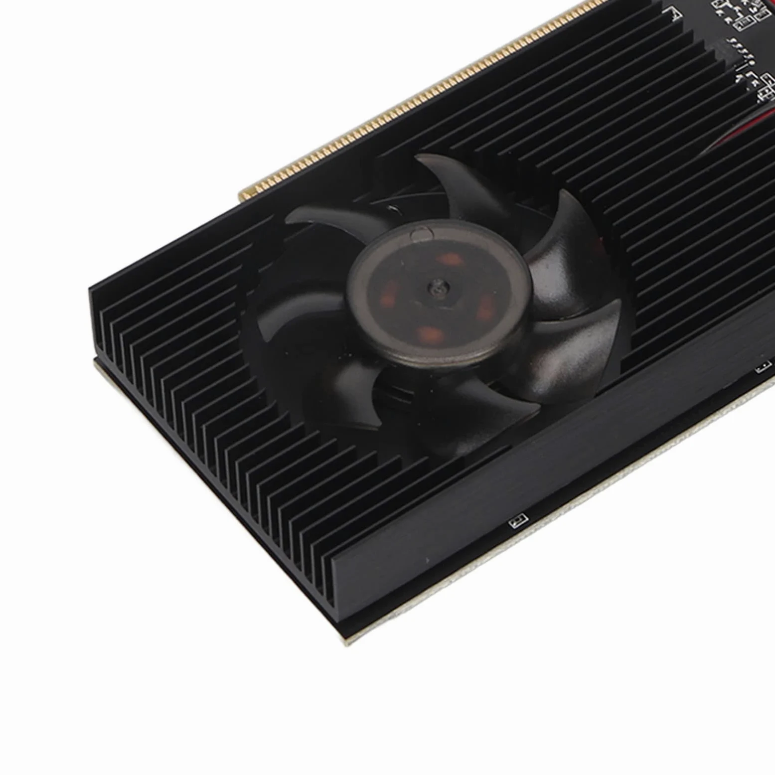 Scheda Grafica DDR3 GT610 da 2 GB, Scheda Grafica a Basso Profilo a 64 Bit 1000 MHz, Scheda Grafica per Computer con Scheda Video 2K con HDML/VGA/DVI, PLUA E Play