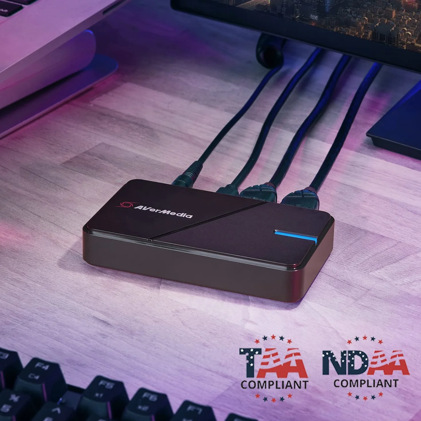 AVerMedia Live Gamer Extreme 3 GC551G2 – Scheda di acquisizione video 4K per streaming, acquisizione 1440p120, compatibile con PS5, Xbox Series X/S, Switch 2, PC, Twitch, OBS, Windows, Mac