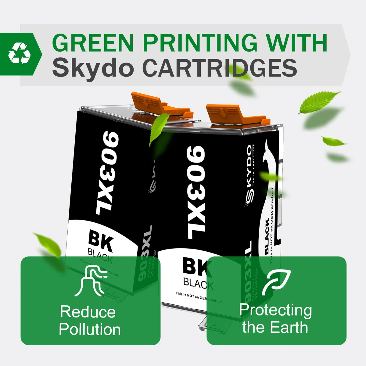 903XL Cartucce d'inchiostro Compatibili per HP 903XL 903 XL per HP Officejet 6950 6960 6970, Officejet All-in-one 6950 1000 pagine (2 Nero)