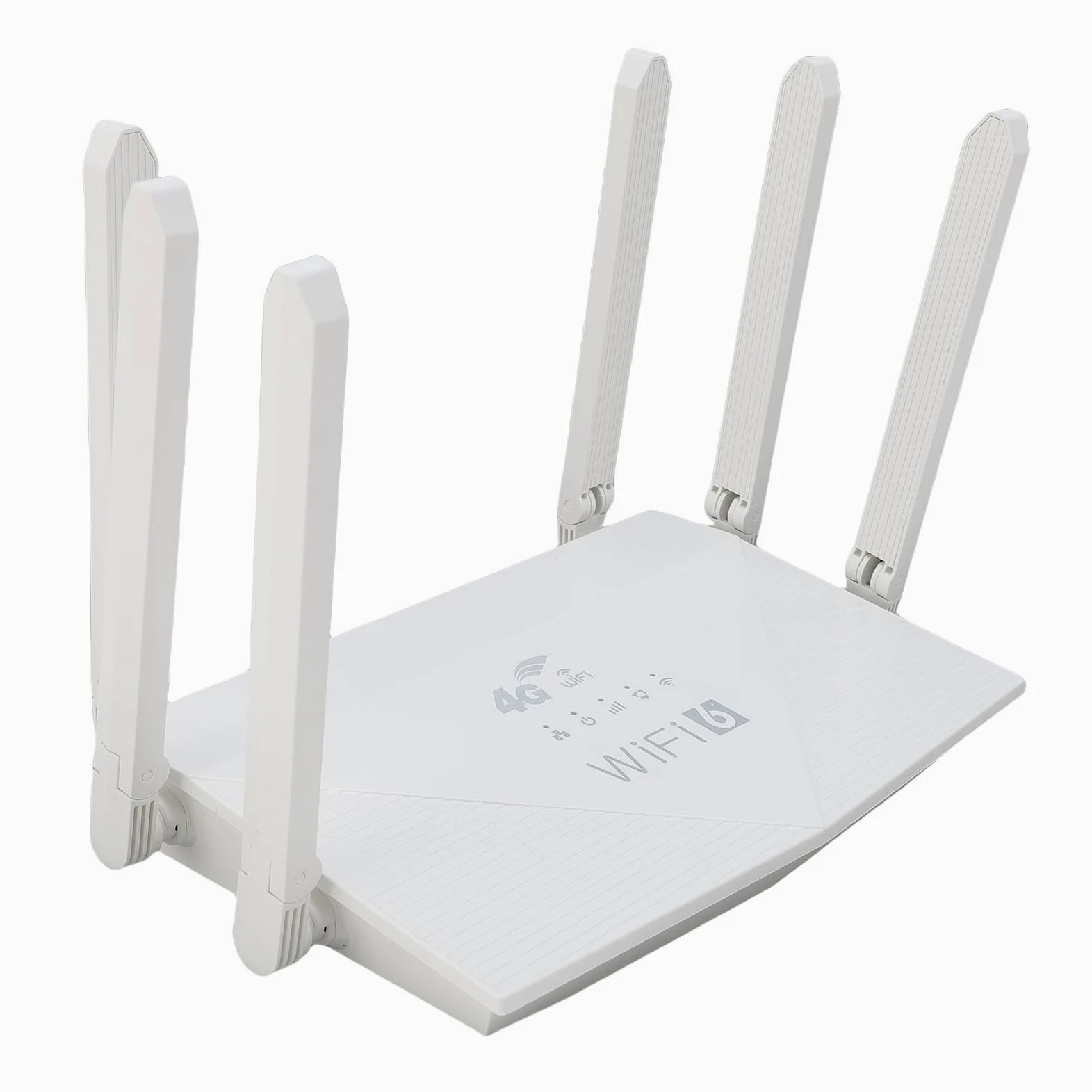 Zunate Router WiFi 6 Scheda SIM 4G LTE |Router Wireless CPE da 300 Mbps con 6 Antenne per Viaggi all'aperto in Rete Domestica