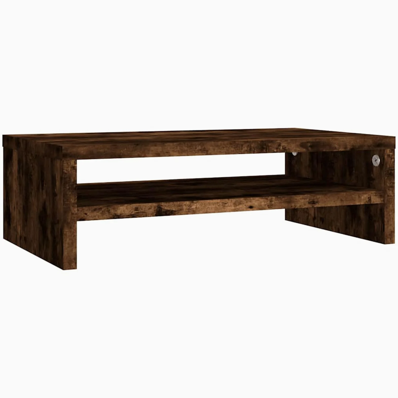 Gecheer Supporto per monitor da scrivania, per monitor e PC, altezza dello schermo, 42 x 24 x 13 cm, in legno
