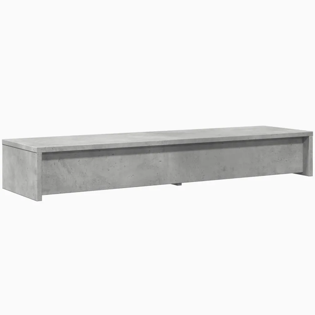 SupMonitor con Cassetti Grigio 100x27x15 cm in Truciolato,Dispositivi elettronici,Accessori per dispositivi elettronici,Accessori per Computer,Rialzi e Supporti per Computer,11.3kg-854673