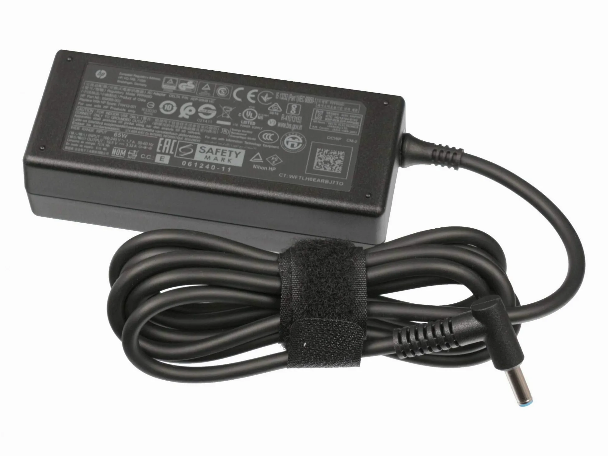HP H6Y89AA#ABB originale alimentatore 65 watt forma normale con adattatore