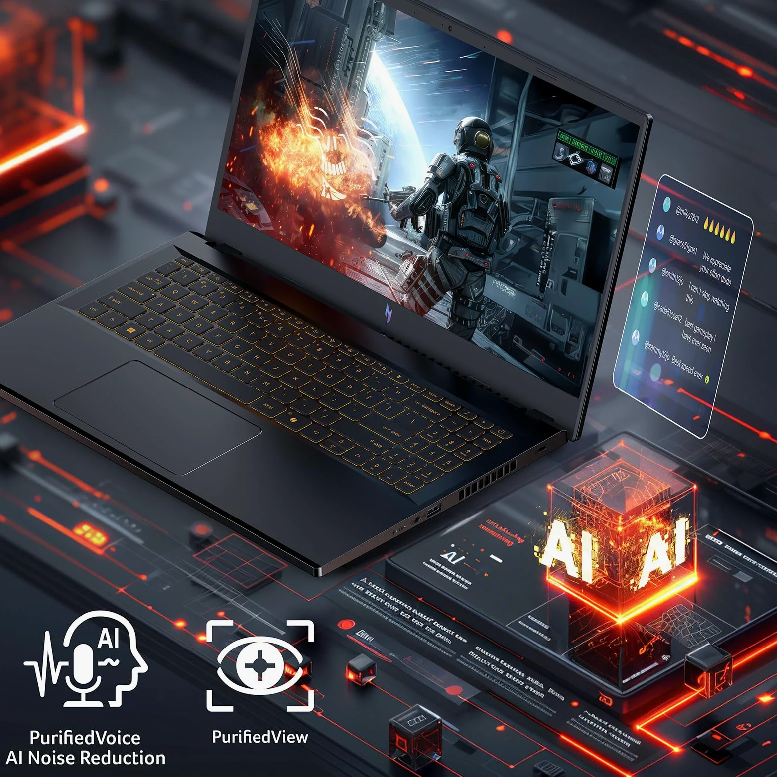 Acer Nitro V 15 ANV15-52-5886 Notebook Gaming, NVIDIA GeForce RTX 5050 8 GB GDDR7, Processore Intel Core i5-13420H, Ram 16 GB DDR4, 512 GB SSD, Display 15.6" FHD IPS 165 Hz LED LCD, Windows 11 Home