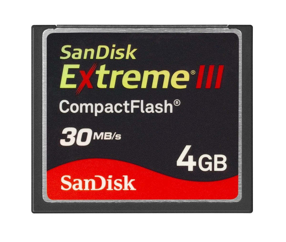 SanDisk Compact Flash Extreme III (CF) Scheda di memoria 4 GB