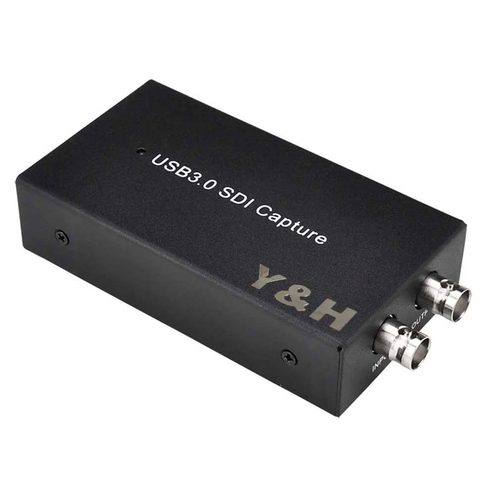 Y&H SDI Video Capture Card USB3.0 HD Videoregistratore 1080P 60FPS Gioco Capture,SDI Pass Through Record e Live Streaming,Windows Linux Os X System ezcap262