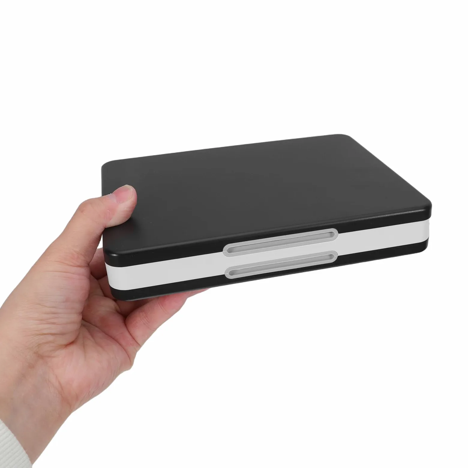 Scatola Porta Carte da Gioco 48 Scomparti con Chiusura Magnetica, Custodia Rigida in Abs e Silicone, Organizer Portatile Leggero per Console Switch, Adatta e Viaggi