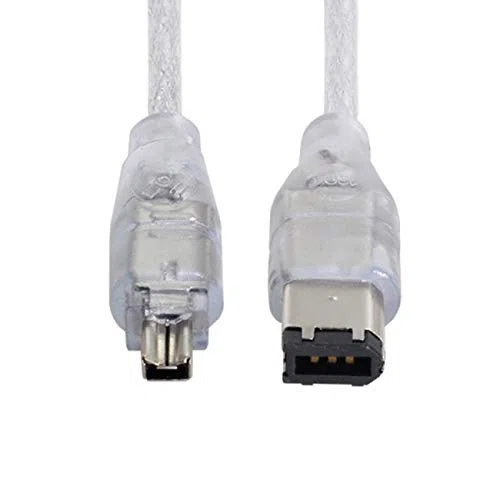 Cablecc - Cavo adattatore da 1394 6 pin a Firewire 400 IEEE 1394 4 pin maschio iLink per fotocamera e videocamera