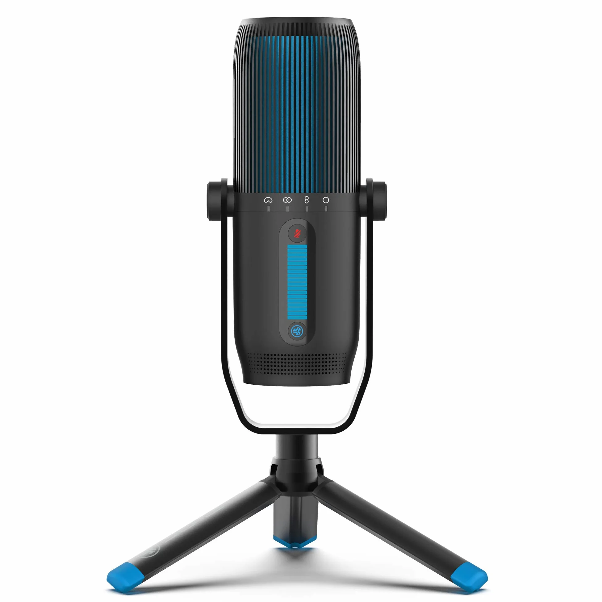 JLab Audio Talk PRO Microfono USB Plug and Play, Microfono per PC Portatile con Controllo Volume e Quick Mute - Microfono a Condensatore Professionale per Streaming, Podcasting e Gaming