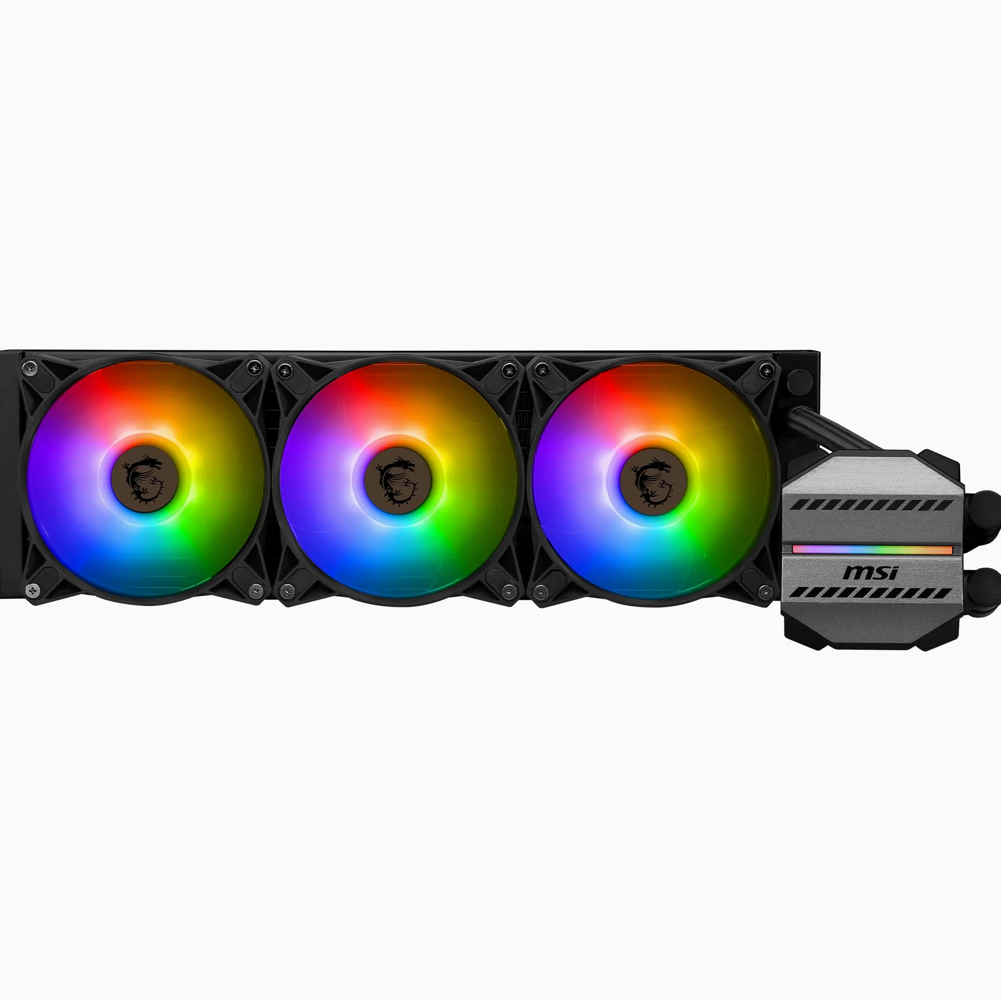 MSI MAG CORELIQUID M360 Dissipatore a liquido - 12 vie con flusso diviso, tubi flessibili a prova di evaporazione, supporto di socket attuali come AM5 e 1700
