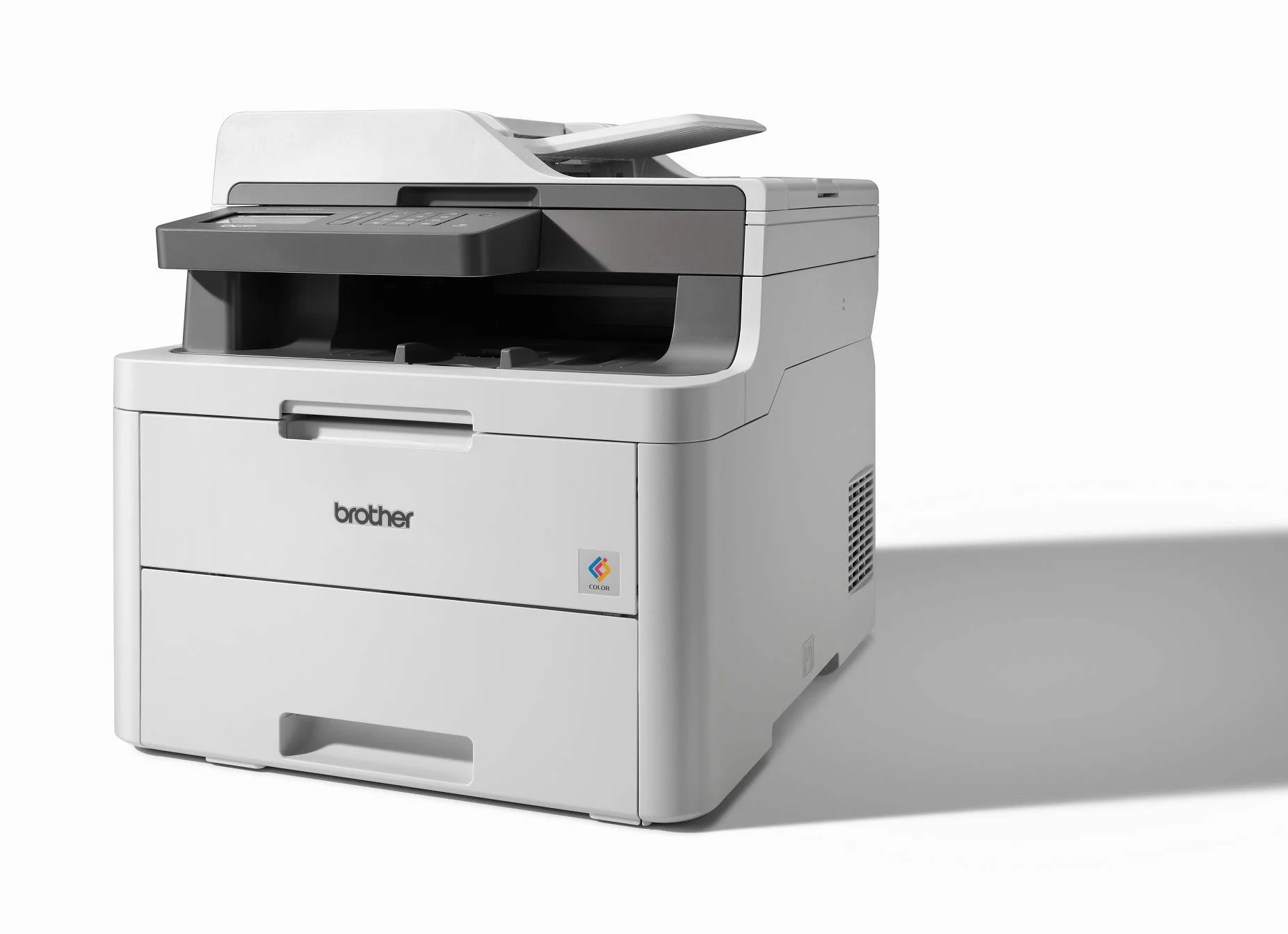 Brother DCP-L3550CDW, stampante multifunzione 3 in 1 (stampa, copia, scansione), laser a colori, fronte/retro automatico, Wi-FI, velocità di stampa fino a 18 ppm