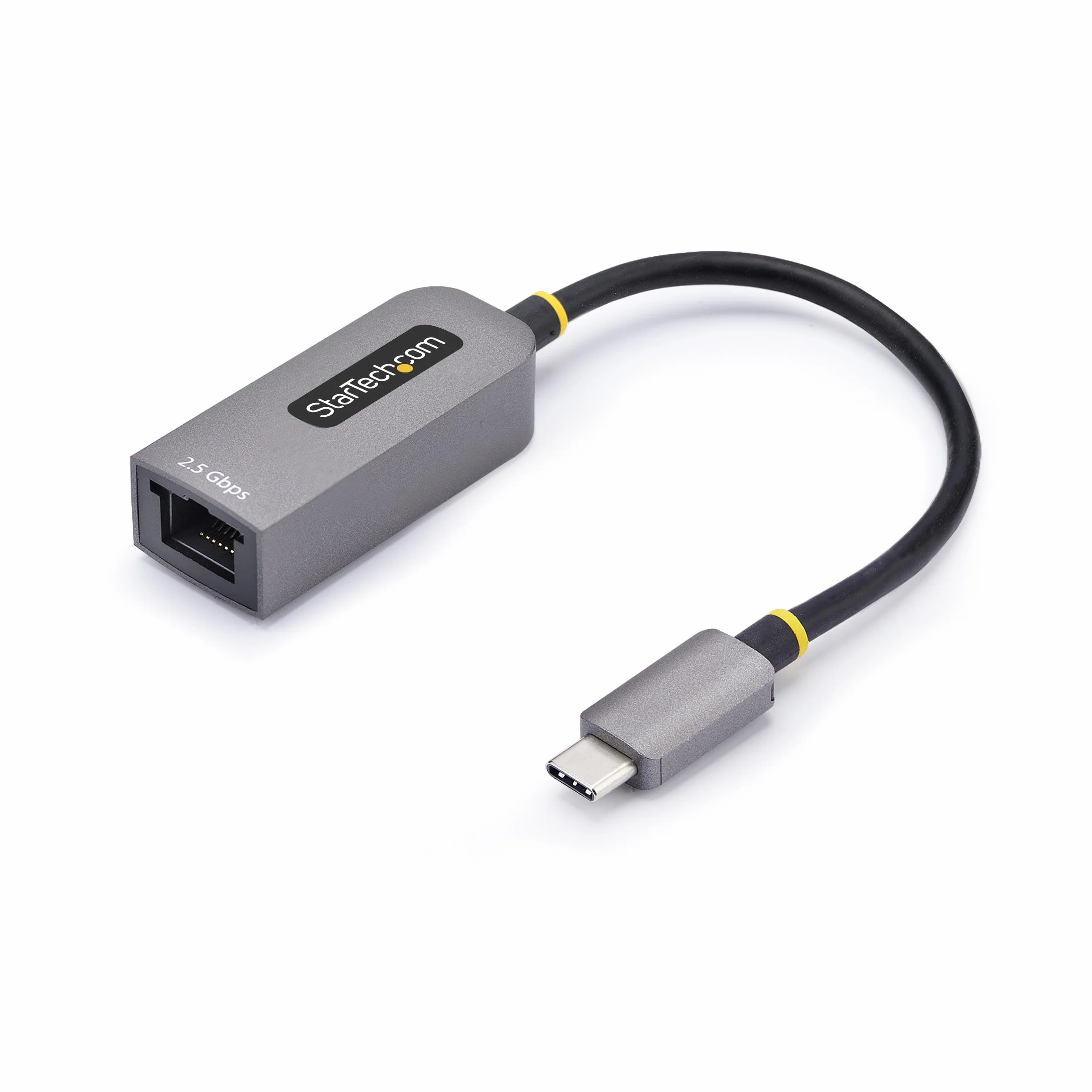 StarTech.com Adattatore Ethernet USB C, Convertitore di Rete/NIC NBASE-T 2.5/1GbE da USB Type-C 3.0 a RJ45; Compatibile TB