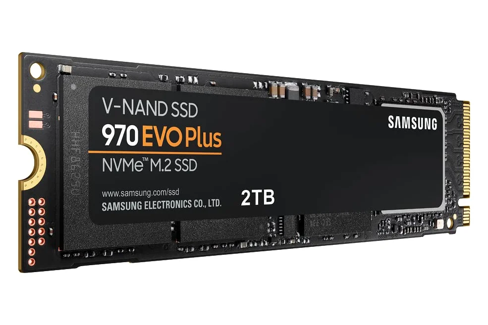 Samsung - SSD 970 EVO Plus, interfaccia NVMe M.2, unità di memoria a stato solido interna con tecnologia V-NAND (MZ-V7S250B/AM)