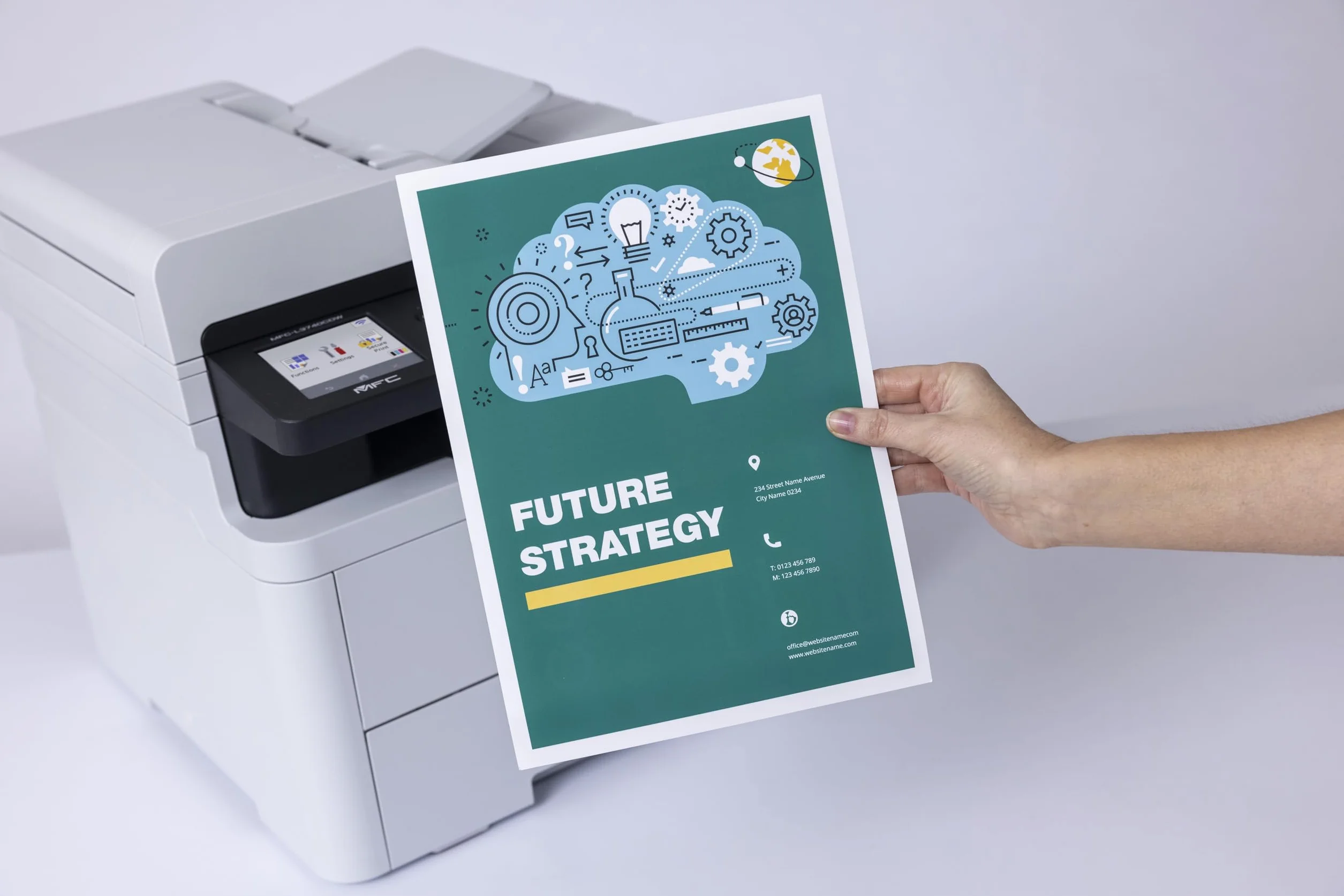 Brother MFC-L3740CDW - Dispositivo multifunzione 4 in 1 a colori con Wi-Fi/LAN e stampa fronte/retro