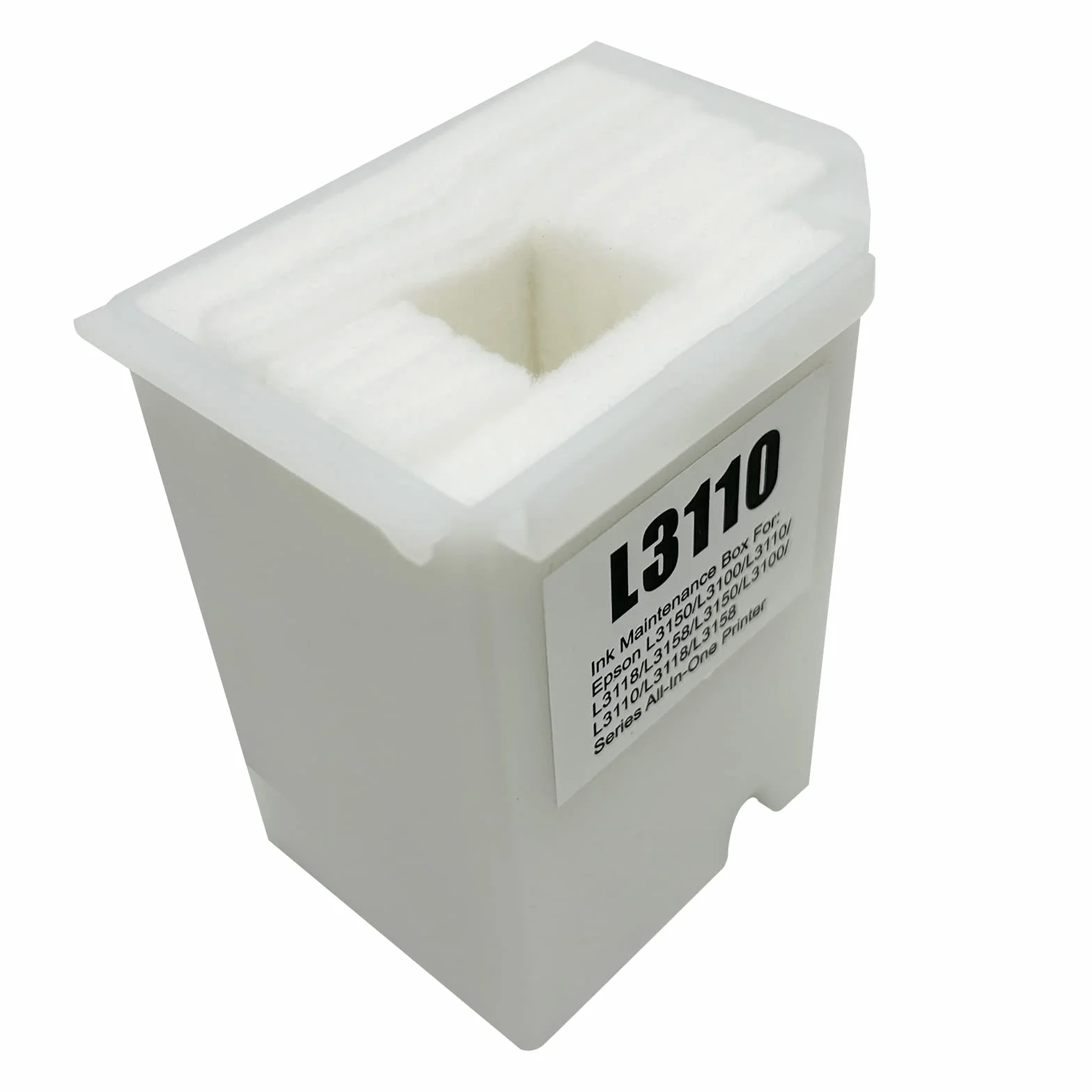 2 pezzi L3110 scatola di manutenzione dell'inchiostro compatibile con EcoTank ET2880 ET2800 ET2820 ET2803 ET4700 ET4800 ET-2710 ET-2711 ET-2712 ET-2714 ET-2720 ET-2721 ET-2726 Stampante