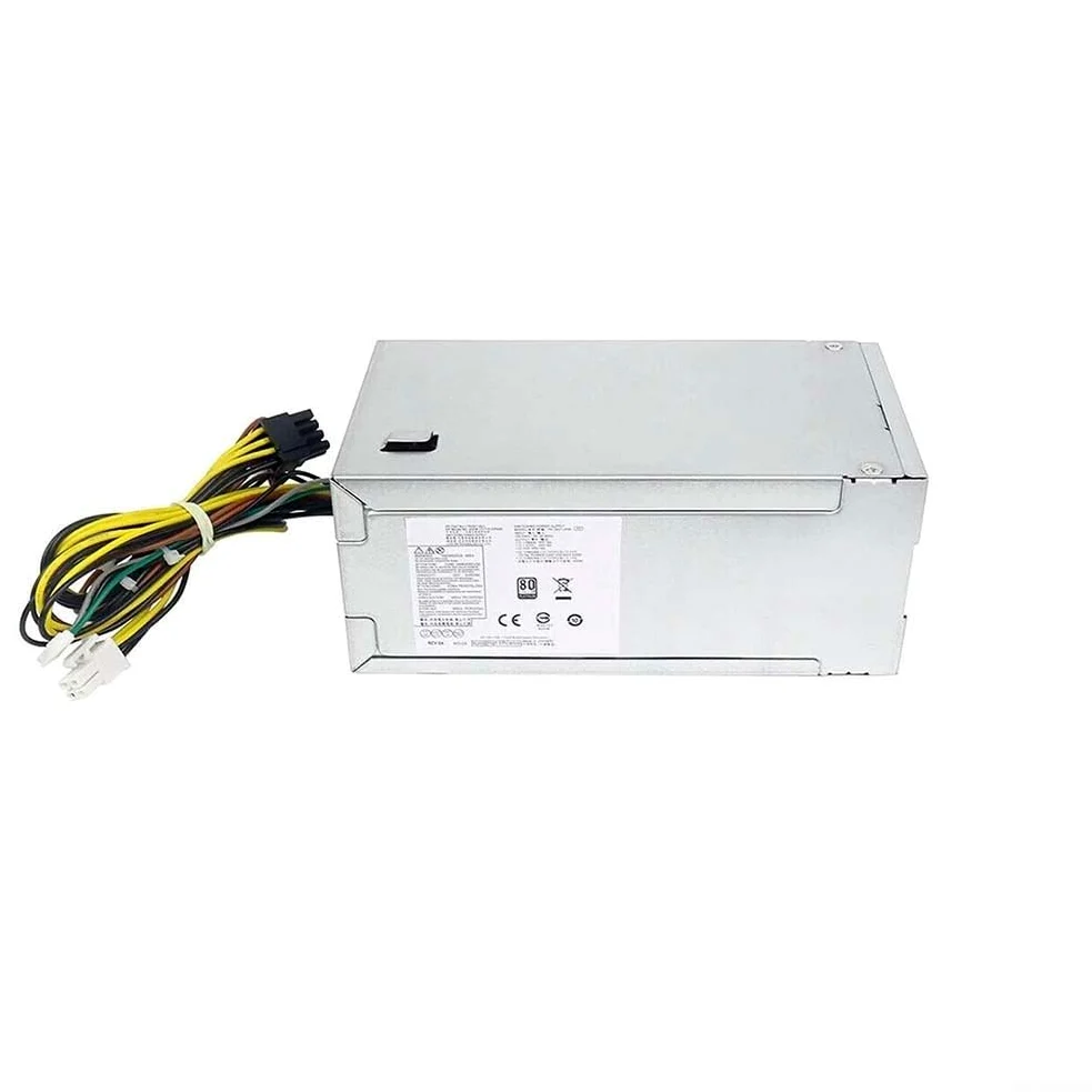 Alimentatore da 400 W per HP ProDesk serie 280 285 288 480 600 680 800 G3 G4, compatibile con L76557-001 L04618-800, metallo ad alta efficienza, colore: argento