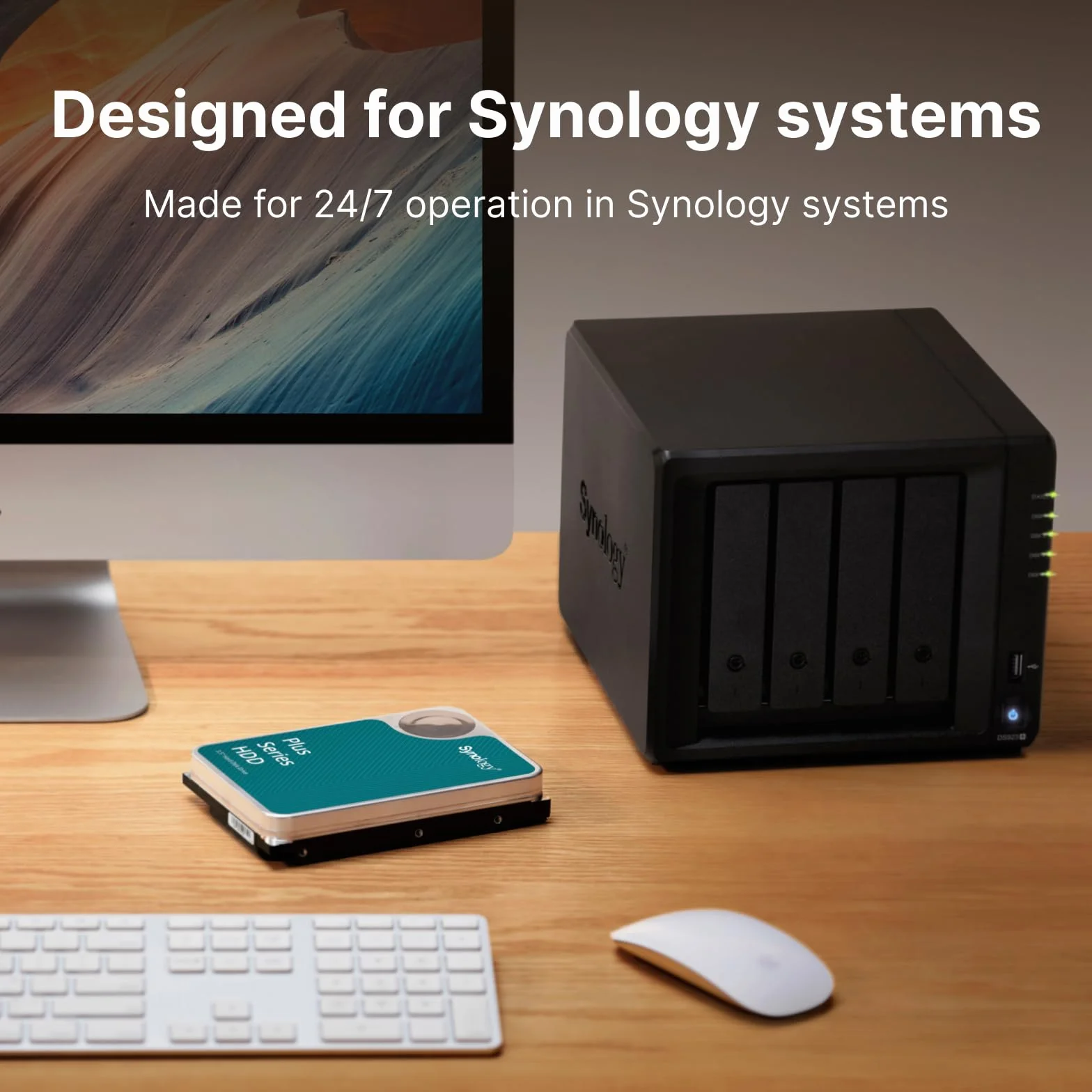 Synology HDD da 6 TB HAT3300-1 milione di ore MTBF, carico di lavoro 180 TB/anno, 5400 prm