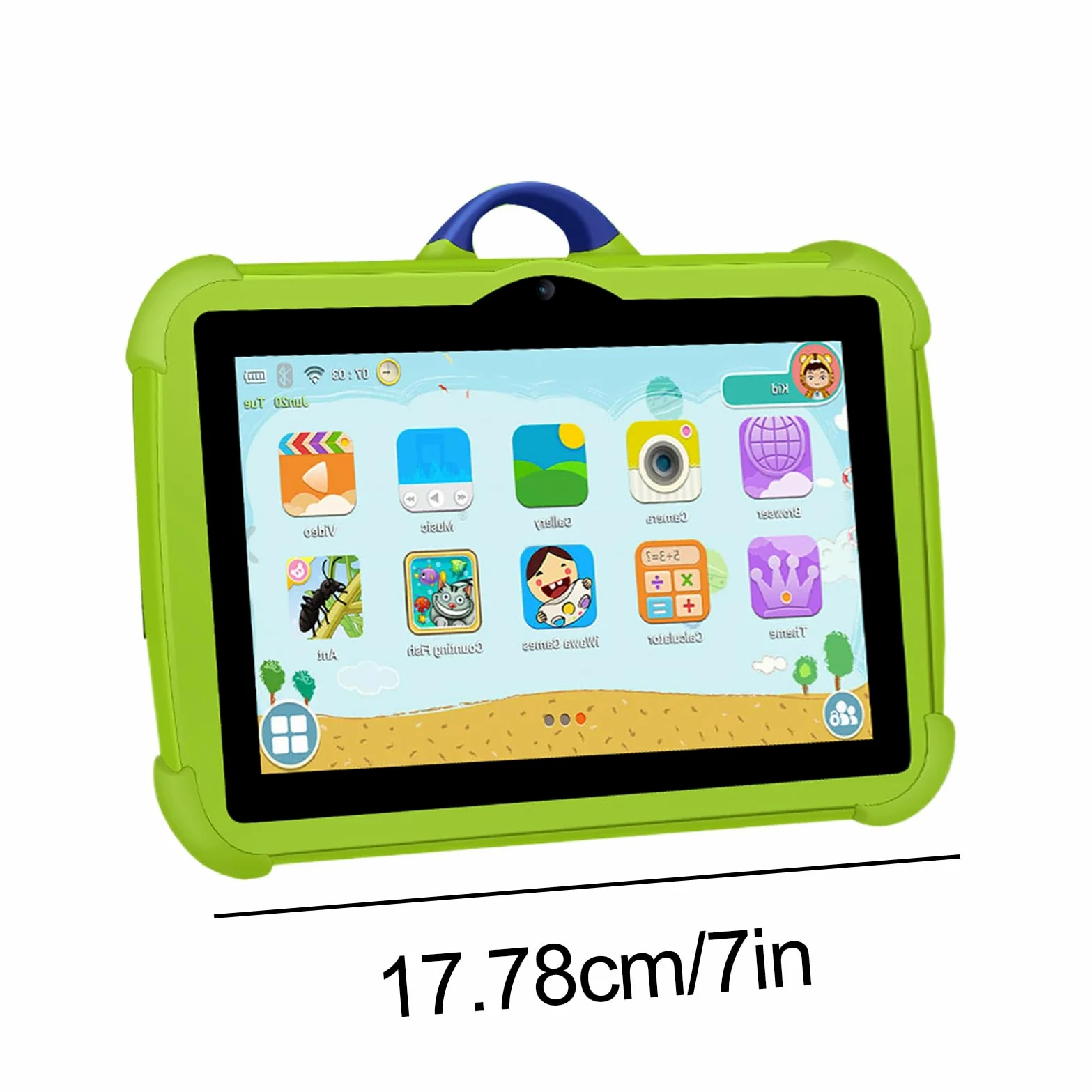Generico Tablet Per Bambini Da 7 Pollici - Tablet Android7.1, +64 GB Romtablet PC | Protezione Agli Occhi A Prova Di Goccia Multiuso E All' A Prova Di, Grande Batteria Con Doppio Contro