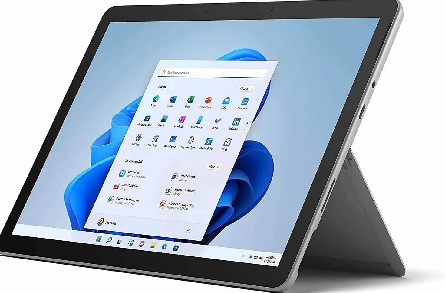 2021 Microsoft Surface Go 3 con Intel Core i3-10100Y (10.5-pollici, 8GB RAM, 128GB SSD) Platino (Ricondizionato)