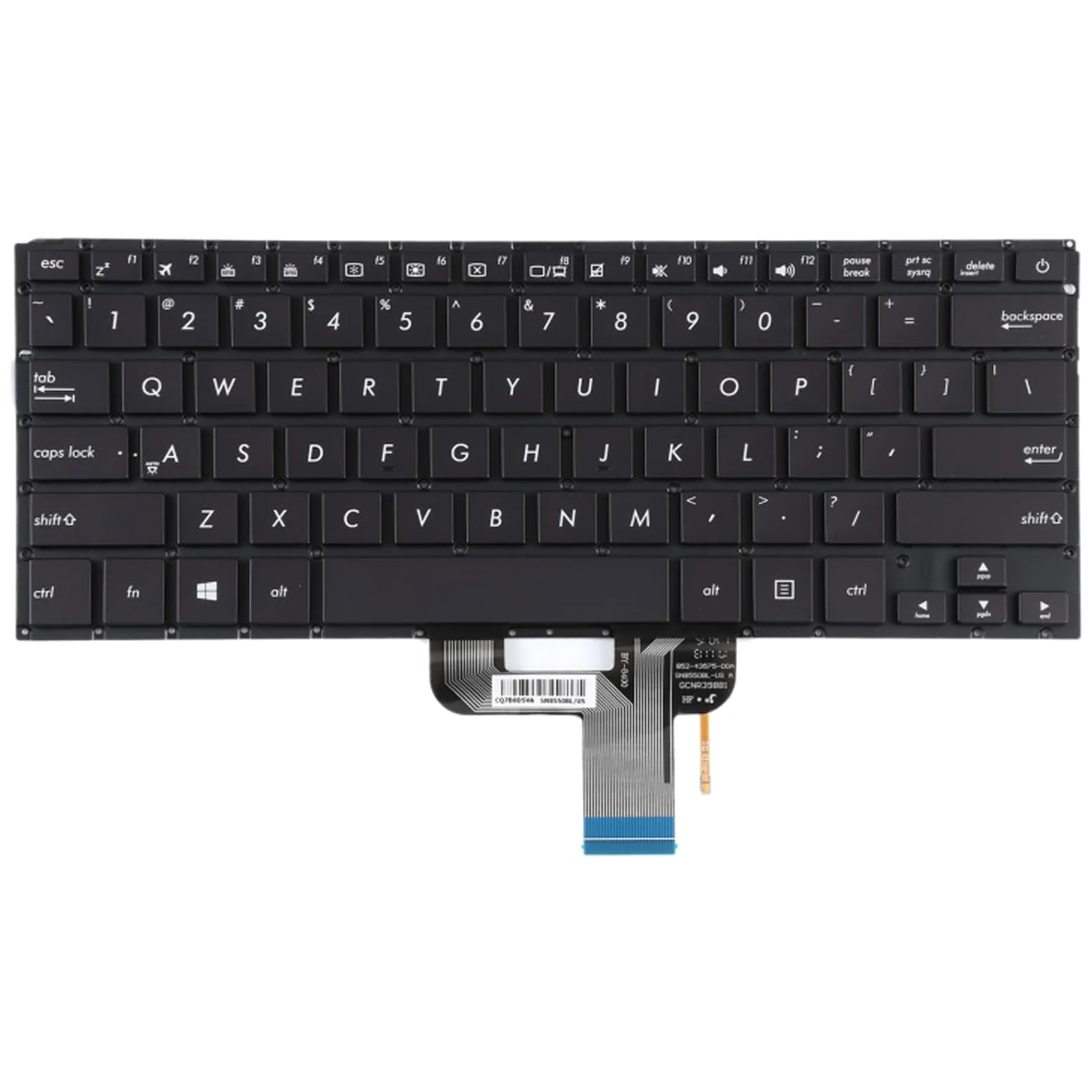 Tastiera ergonomica retroilluminata con LED per Laptop RX410U RX310 UX310UA UX310UQ U4000 Dotati Tastiera Portatile retroilluminata con Illuminazione a LED
