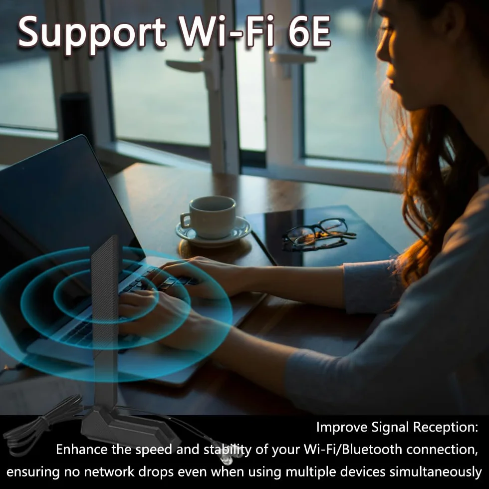 Gaming Antenna Esterna Antenna WiFi per ASUS ROG Strix B660-I Z590-E Z690-A Z690-E Z690-I X570-E Z590-F Z590-I Z690-A Z690-F 14008-02650600 Gaming X570-PRO Z690-PLUS ProArt Z690-CREATOR