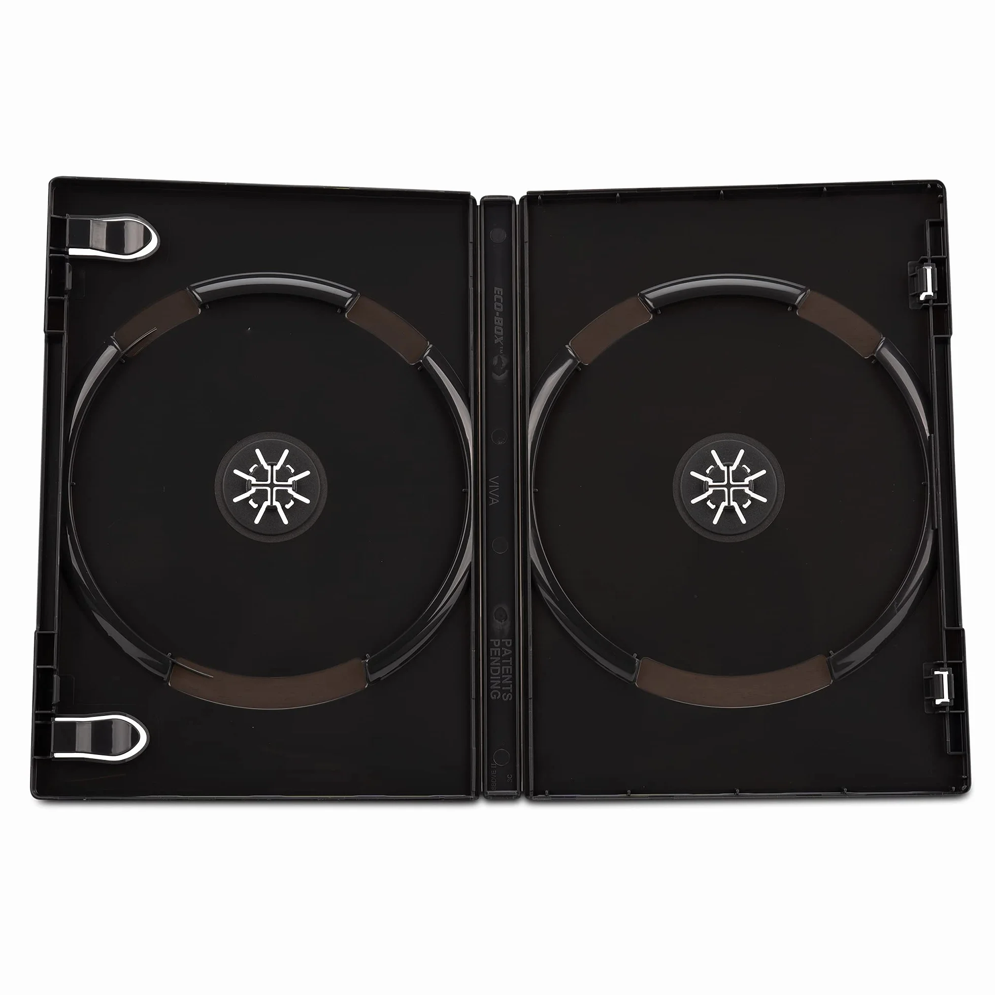 50 Black double DVD Cases – 14 mm – da Dragontrading