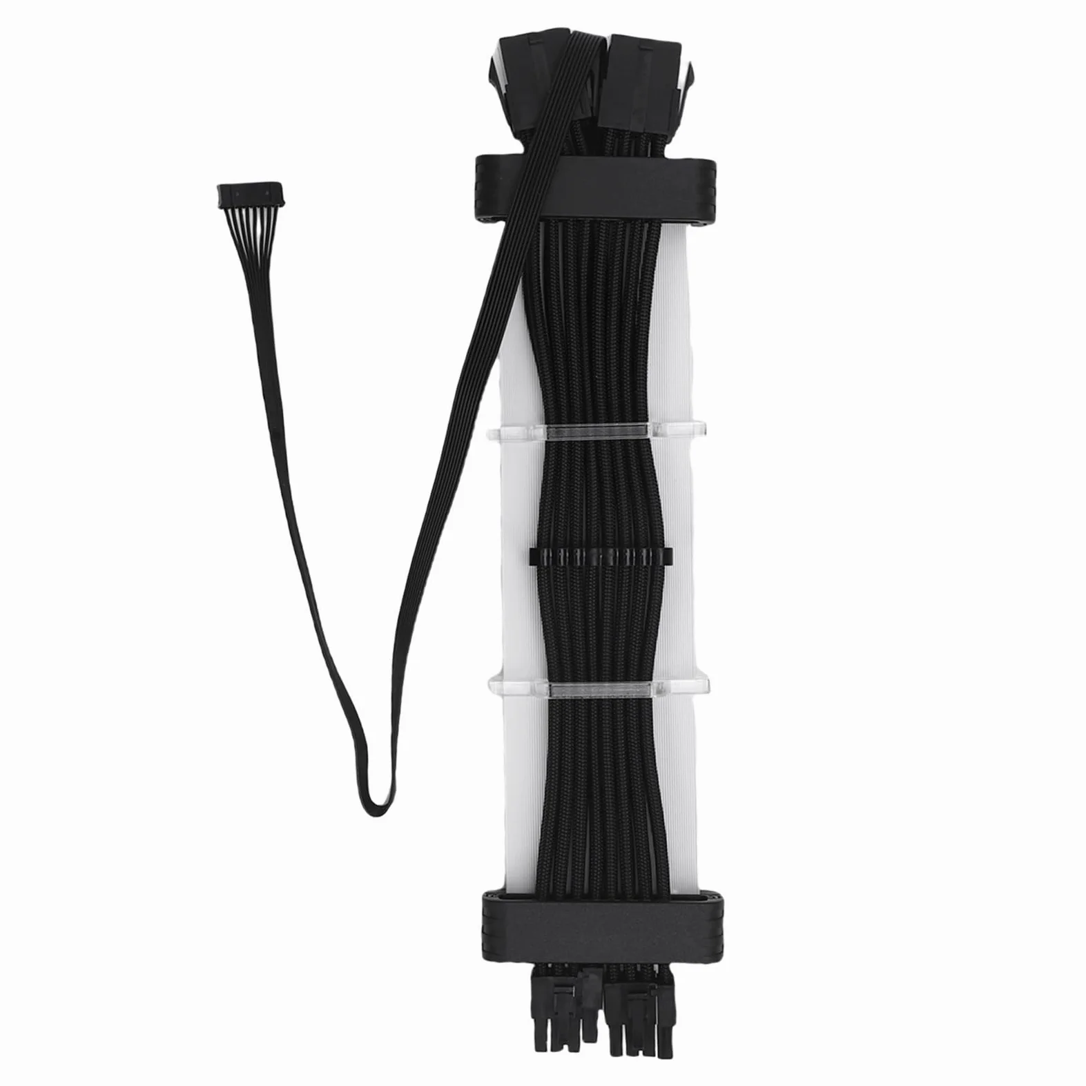 Fabater Cavo PSU ARGB con 120 Perline Luminose Configurazione di Gioco Straordinaria - Striscia LED di Sincronizzazione ARGB da 5 V per Appassionati di PC, Materiale Siliconico, 1 unità (#2)