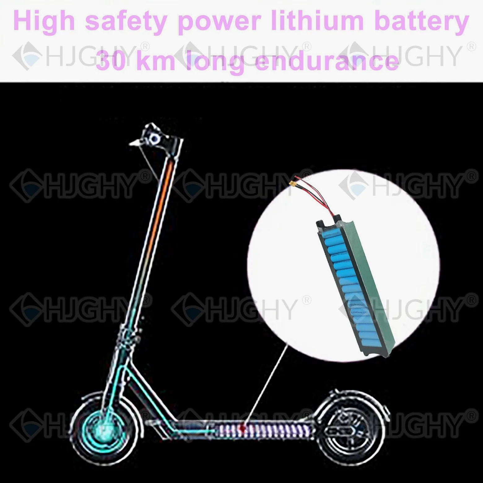 Batteria per Monopattino Elettrico M365 36V 10.4Ah 5.2Ah 6.6Ah 7.8Ah Pacco Batteria per Hoverboard 36 Volt Batterie al Litio di Ricambio con connettore XT30+JST