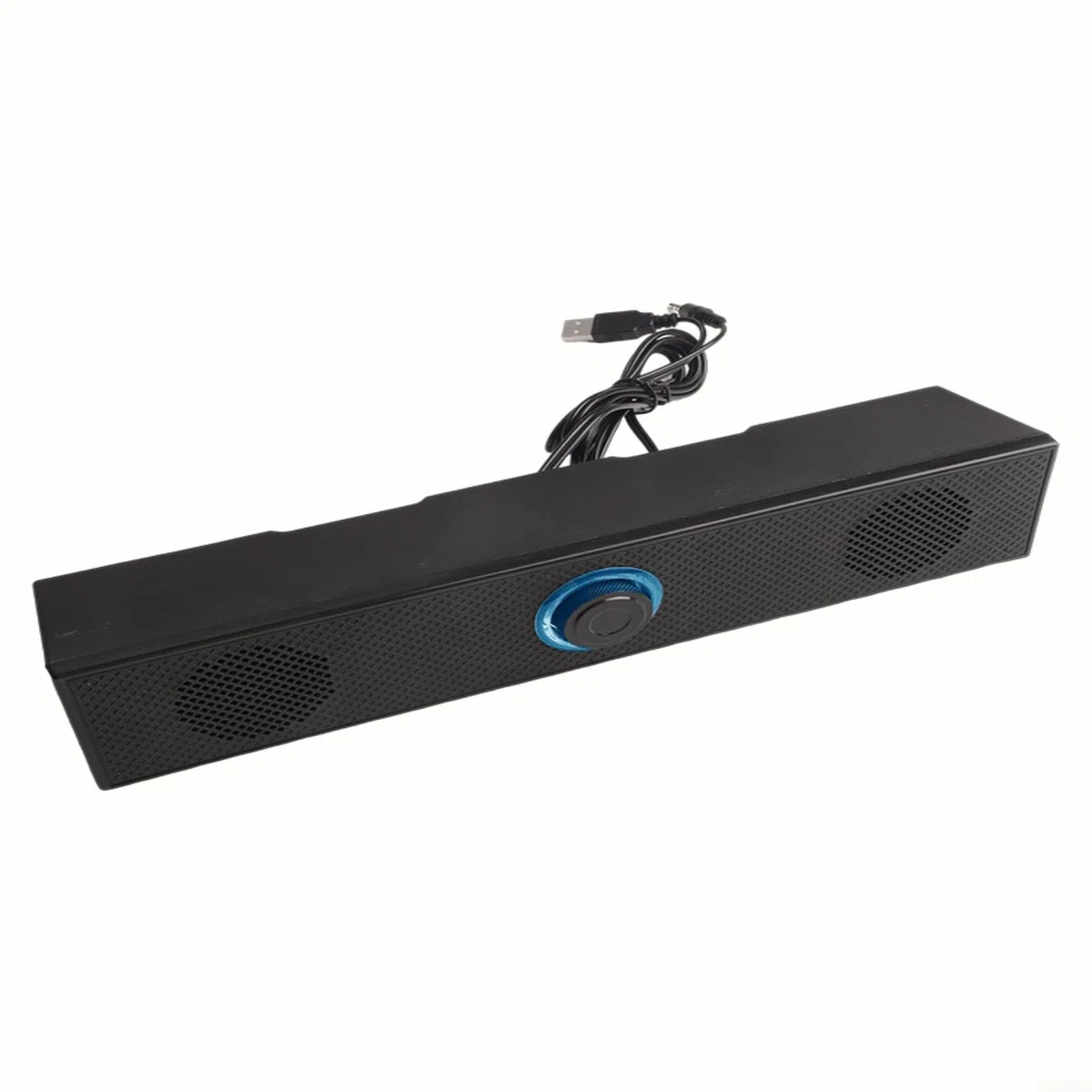 Soundbar cablata e wireless per TV, PC, laptop, altoparlante surround home theater alimentato tramite USB, carillon stereo sottile con audio di alta qualità, nero (modello di ricarica)