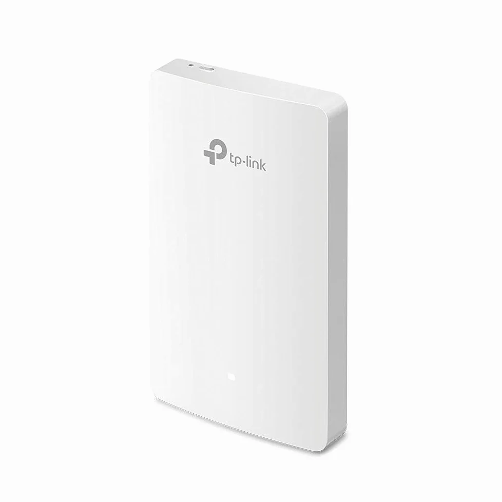 TP-Link AX1800 Dual Band Gigabit Wall Plate Wi-Fi 6 Access Point, Power over Ethernet (802.3 af/at), Requisiti di sistema Microsoft Windows XP/7/8/10 e Vista, Montaggio facile a parete (EAP615-Wall)