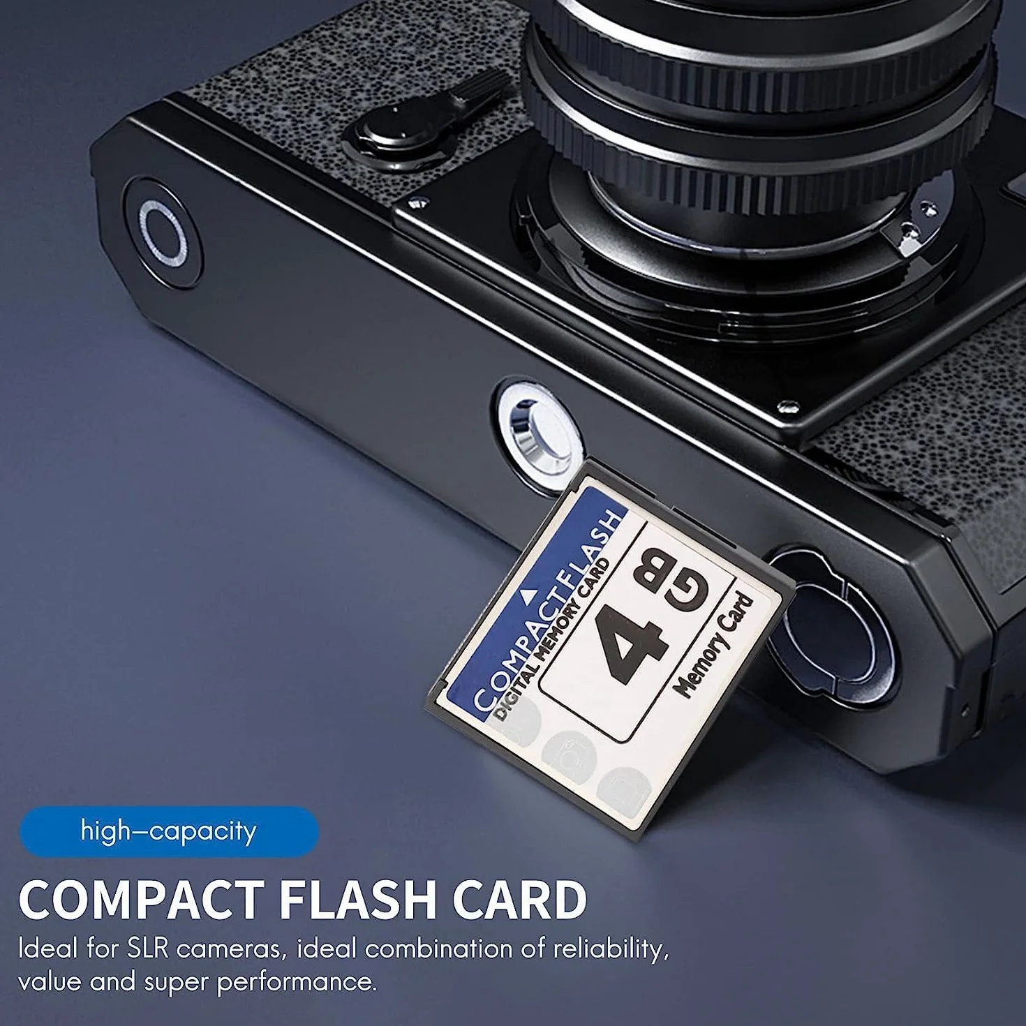 Scheda di memoria professionale 4 Gb Compact Flash (Whiteandblue)