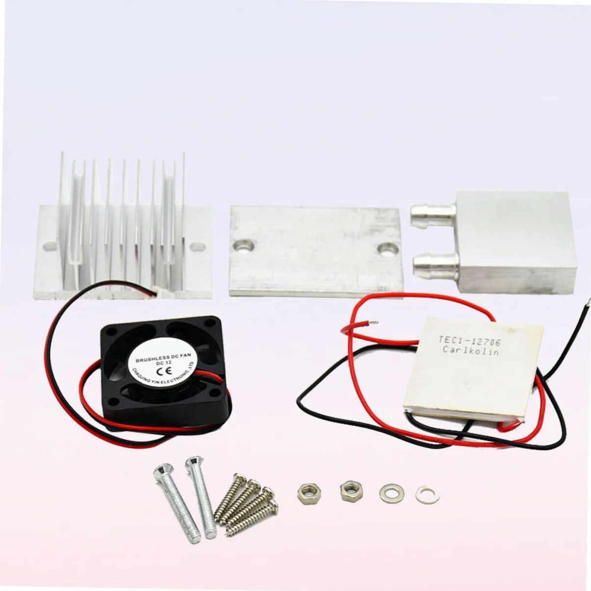 Termoelettrico Tec1-12706 60w Mini, Kit Raffreddamento | Acqua Diy, Struttura Sigillata, Resistenza Interna 2, 1-2, 4ω, Ventola Dc 12v