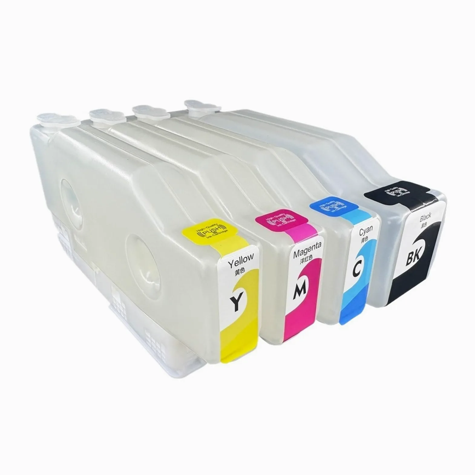 Compatibile con Epson, cartuccia T08N AM-C400 C550 | T08N T08Q cartuccia d'inchiostro ricaricabile vuota senza chip for AM-C400 C550 650ML 350ML