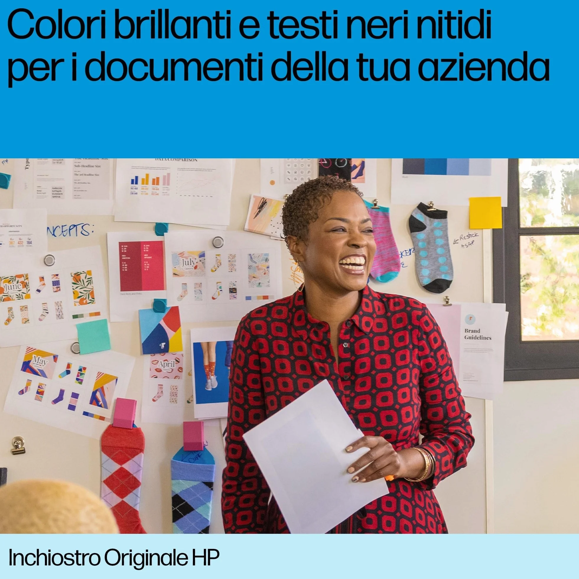 HP 924 Nero, Ciano, Giallo, Magenta, 4 Cartucce Inchiostro Originali | Compatibile con HP OfficeJet Pro Serie 8120 e 8130, 500 pagine (6C3Z1NE)