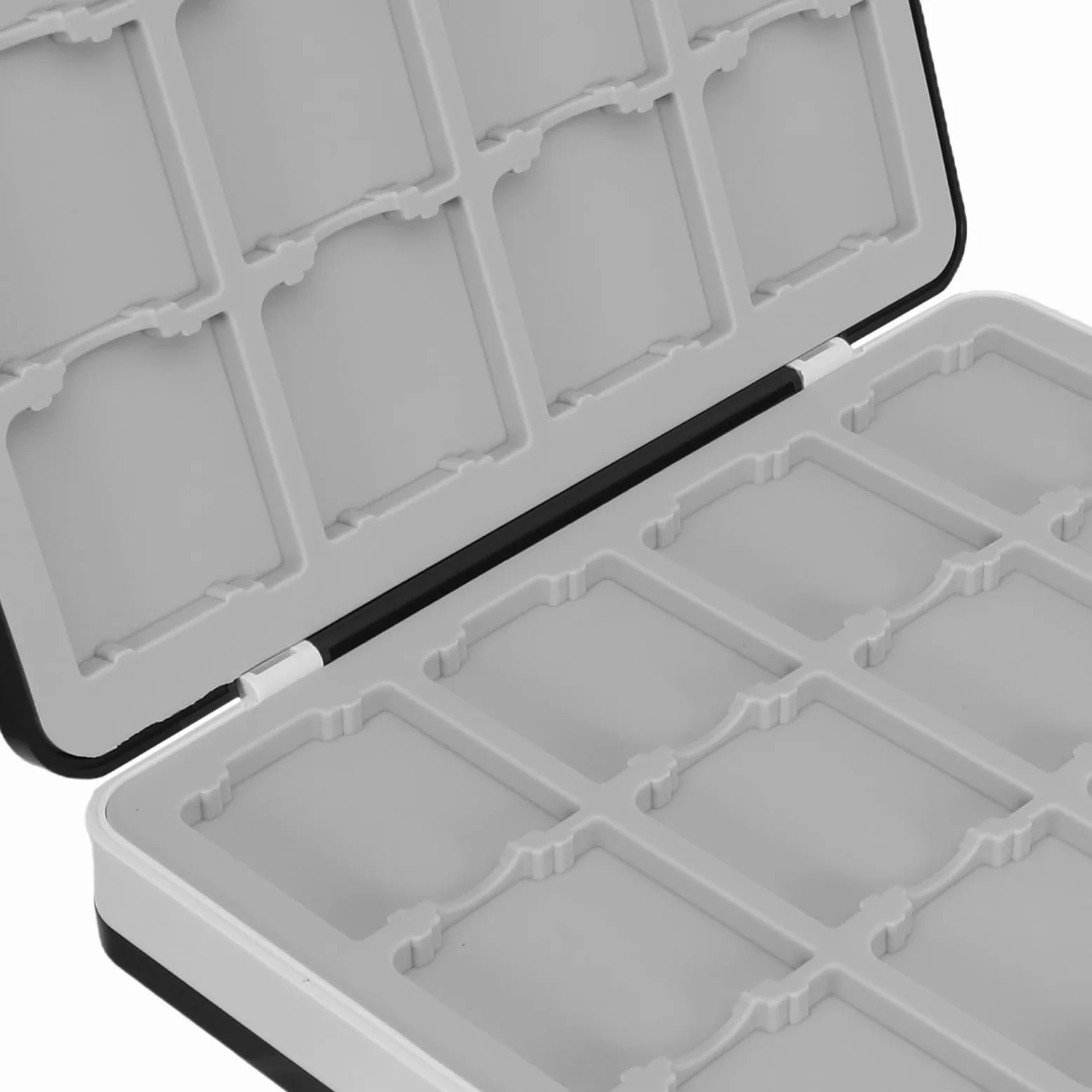 Custodia Portatile per Schede di Gioco 48 Slot in Abs con Chiusura Magnetica, Organizer Compatto Leggero per Switch, Protezione Anti-graffio e Anti-polvere per Viaggi