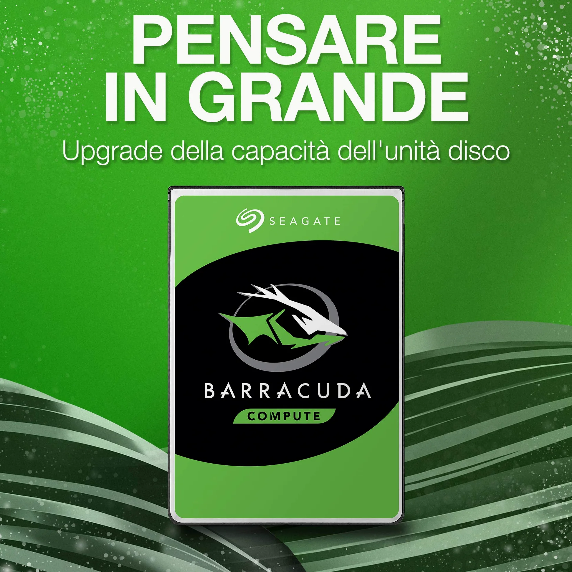 Seagate BarraCuda, 1 TB, Hard Disk Interno, SATA da 6 GBit/s, 2,5", 5.400 RPM, Cache da 128 MB per PC Desktop e PC Portatili (ST1000LM048)