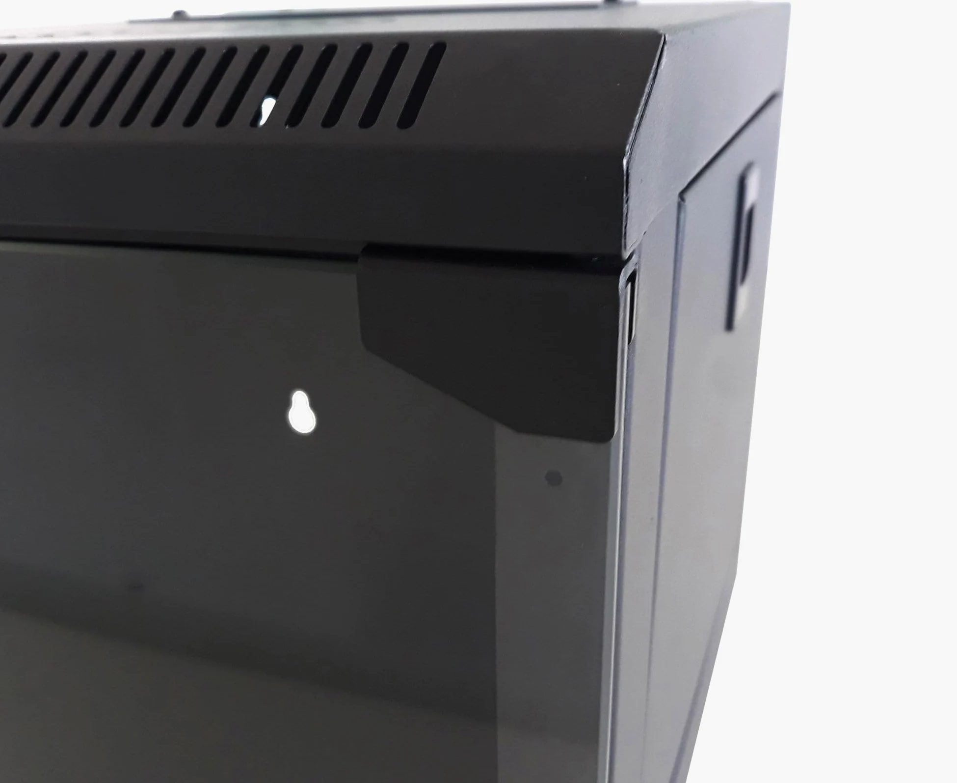 Techly Professional 362343 Armadio Rack 10" a Muro 4 unità Pannelli Asportabili Nero Nero