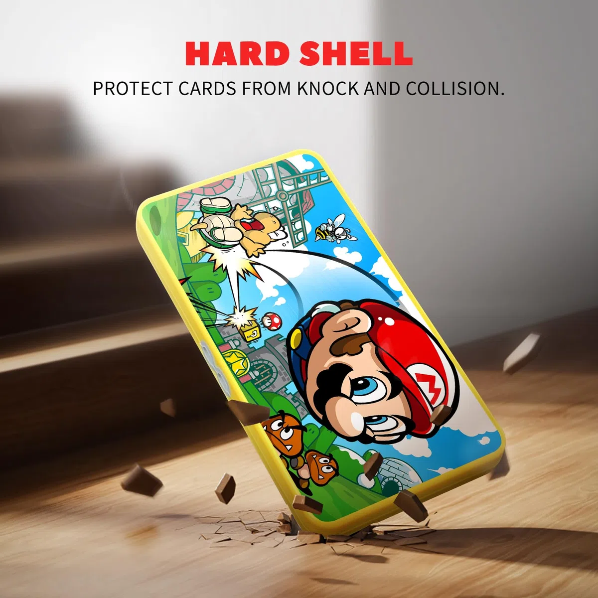 doepeBAE Custodia per Schede di Gioco, Custodie Giochi Switch, Switch Game Card Case, Scatola per Carte con Fodera in Silicone, Con 24 Slot per Cartucce di Gioco e 24 Slot per Schede SD (24B)