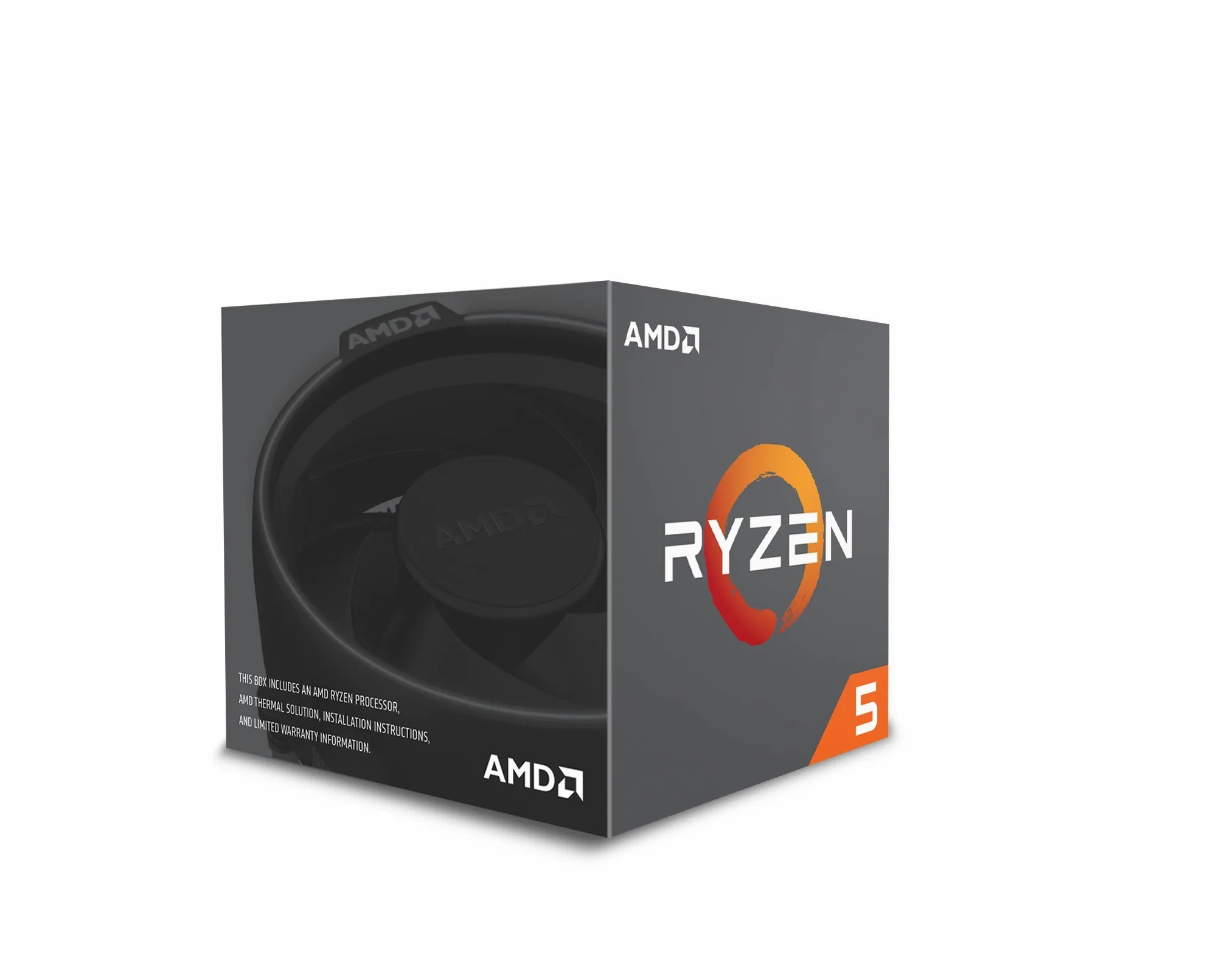 AMD YD2600BBAFBOX Processore Ryzen 5 2600 Socket AM4 3.9Ghz Max Boost, 3,4Ghz Base+19MB