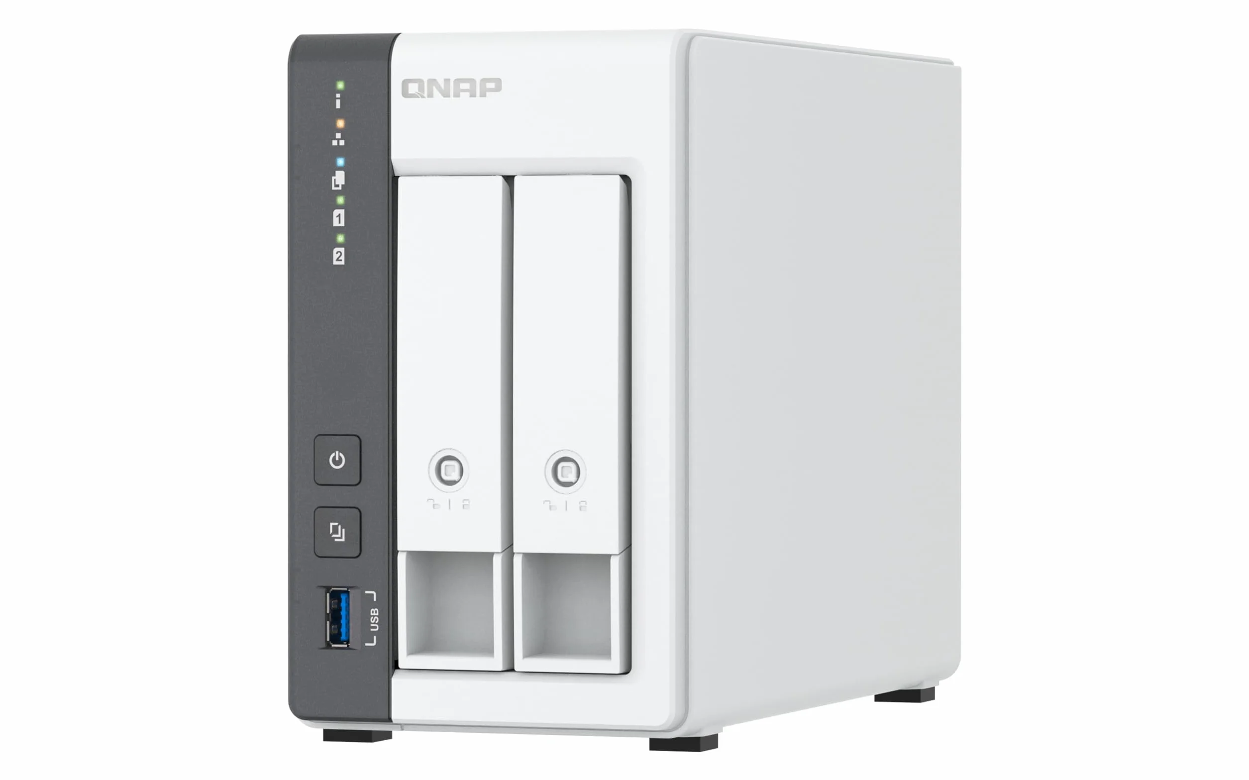 QNAP TS-216G NAS System 2-Bay 8TB inkl. 2x 4TB WD Red Plus WD40EFPX