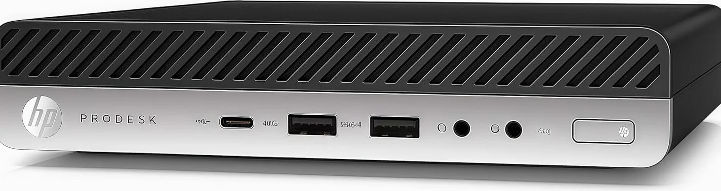 HP EliteDesk 800 G4 Mini PC Desktop, Intel Core i5-8500T, 16 GB di RAM, SSD da 256 GB, WiFi, Bluetooth, senza tastiera e mouse, Windows 11 Pro (ricondizionato)