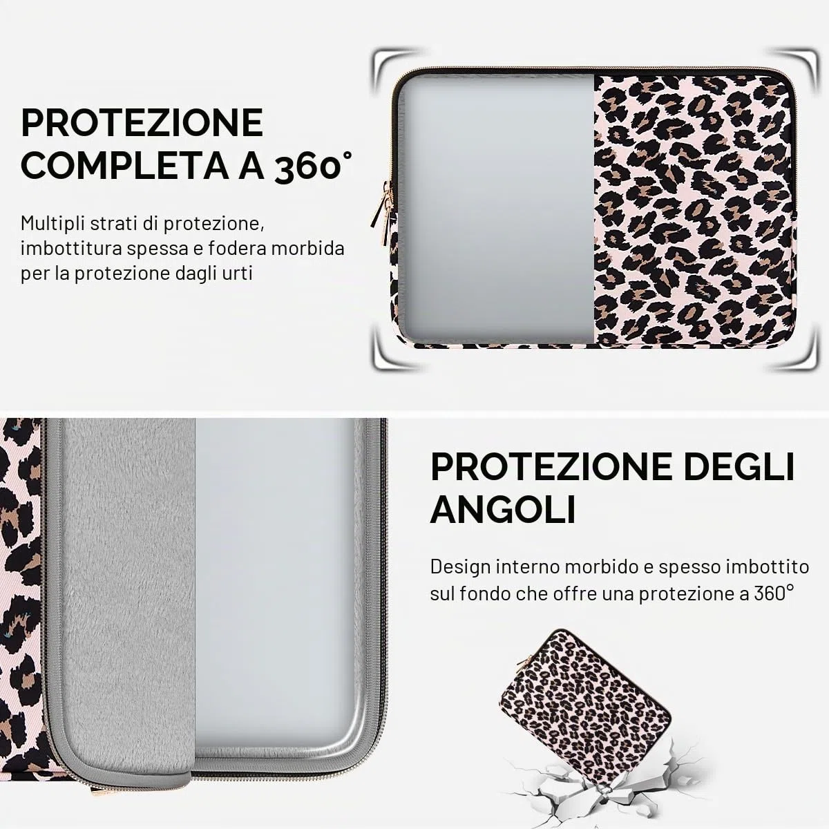 ARVOK 13 13,3 14 Pollici Custodia per Laptop con Borsa Extra per MacBook Air/Pro 13/MacBook Pro 14,[Versione di aggiornamento 2023] Impermeabile Sleeve per Laptop per HP/MacBook/Lenovo/ASUS/Dell