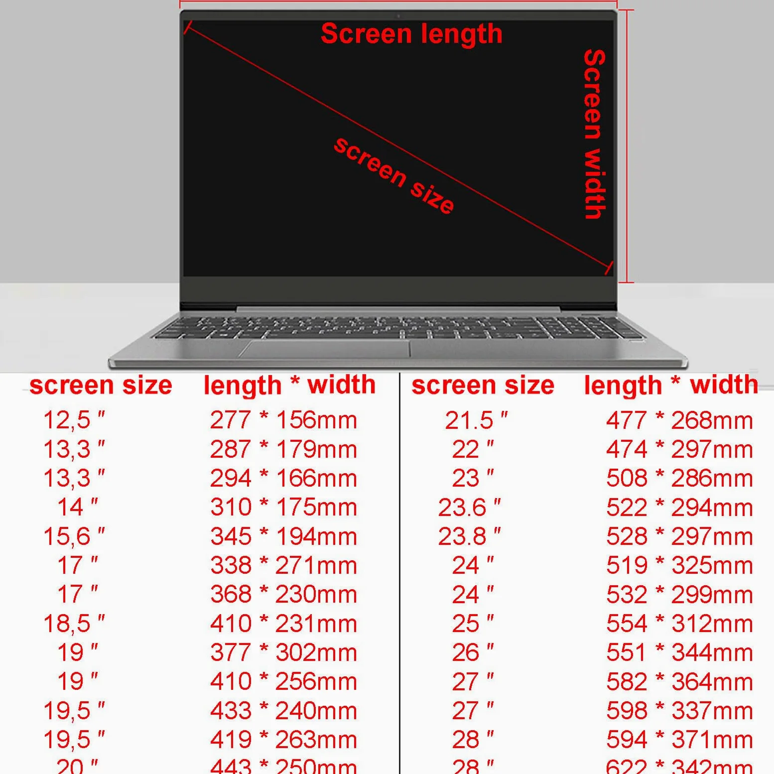 Filtro Privacy per 12,5"-28"Monitor/laptop/notebook,Privacy Screen Protector,Pellicola Protettiva per Privacy,Filtro Anti Luce Blu Premium,Filtro Privacy Antiriflesso,Protezione Schermo,Privacy Filter