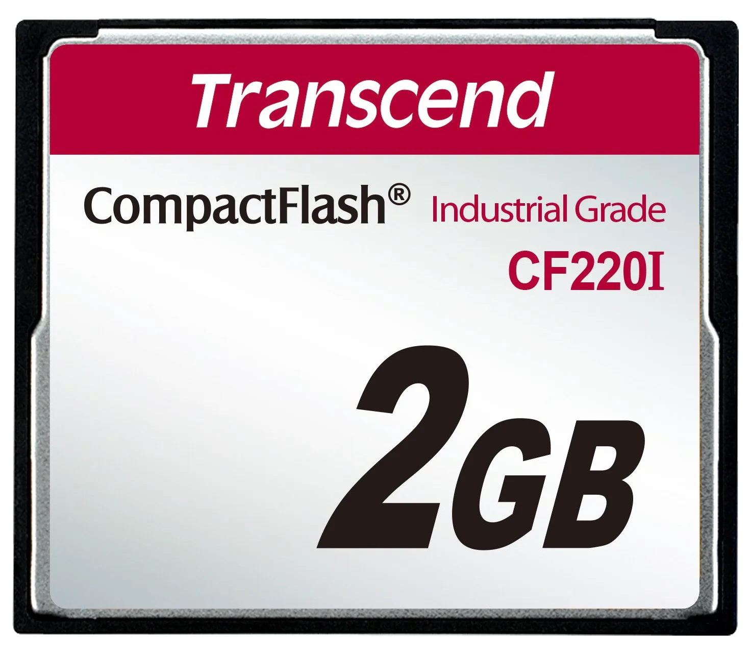 Transcend CFCard 2GB Industrial UDMA5, TS2GCF220I, nero